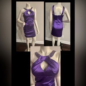GabriellaRochas Beautiful Jeweled Purple Dress, Size 5/6